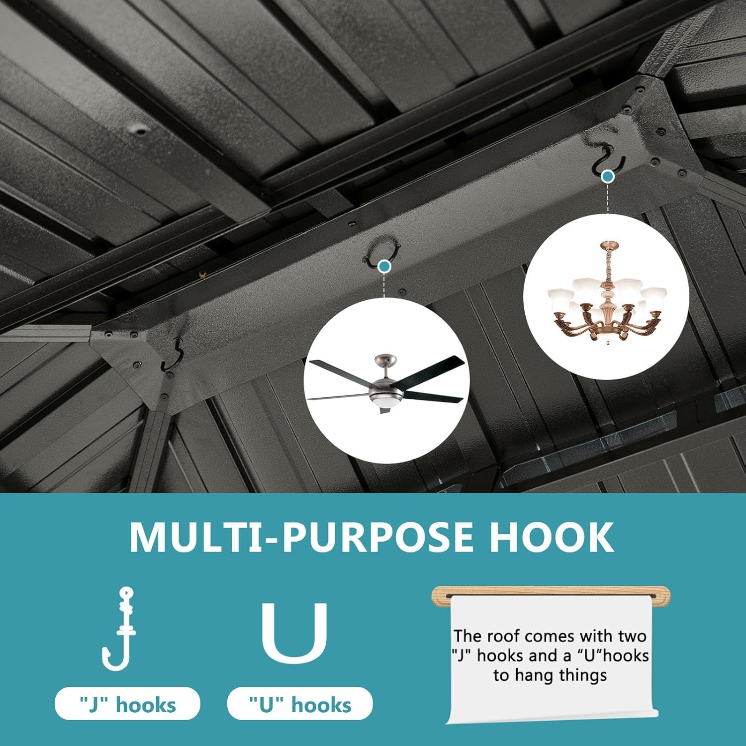 10' X 12' Hardtop Gazebo, Aluminum Metal Outdoor Gazebo with Galvanized Steel Double Roof, Permanent Patio Pavilion with Breathable Netting and Curtains for Dining, Wedding, Party