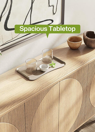 59-Inch Modern Buffet Cabinet with Storage for Living and Dining Rooms