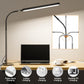 Led Desk Lamp - Desk Light for 33.5" Tall - Flexible Gooseneck - 5 Color Modes X 11 Brightness Levels - 1300LM - Timmer & Memory Function - 12W Clip on Light - Black