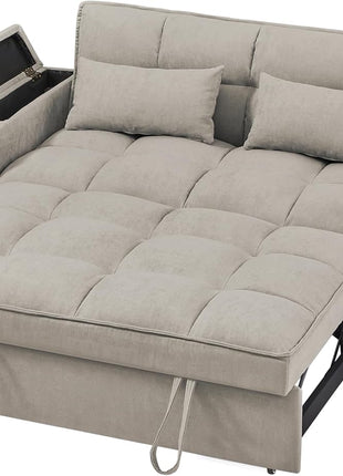 65-Inch Modern Loveseat Sofa with Corduroy Recliner, Dual Armrest Storage, Integrated Spring Cushion, Solid Wood Frame, and Built-In USB Charging Port