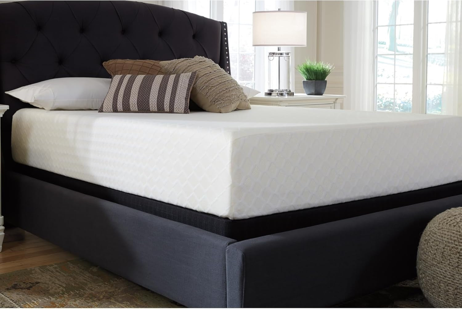 Chime Memory Foam 12" Queen Mattress with Thick Memory and Support Foam for Pressure Relief, Fiberglass Free, Mattress in a Box