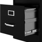 4 Drawers 52" Vertical Black Metal Filing Cabinet Lockable Pre-Assembled Stationary Letter Size for Home, Office