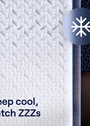 Classic Hybrid 12-Inch Queen Mattress - Medium Firm - Memory Foam and Innerspring Coils - Cooling Top Layer - Back Pain Relief - Mattress in a Box - 365-Night Trial and Lifetime Warranty
