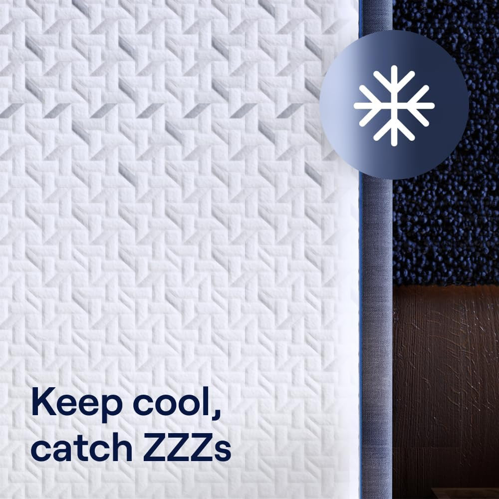 Classic Hybrid 12” Twin Mattress - Medium Firm - Memory Foam & Innerspring Coils - Cooling Top Layer - Back Pain Relief - Mattress in a Box - 365-Night Trial & Forever Warranty