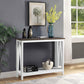 Farmhouse Console Table, Rustic Vintage Narrow Sofa Table for Entryway, Living Room, Hallway, 40 White