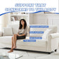 82.48" Velvet Upholstered Sofa Couch,3 Seater Couch Loveseat Sofa Furniture Comfy Couches for Living Room, Bedroom, Small Space(Beige White)