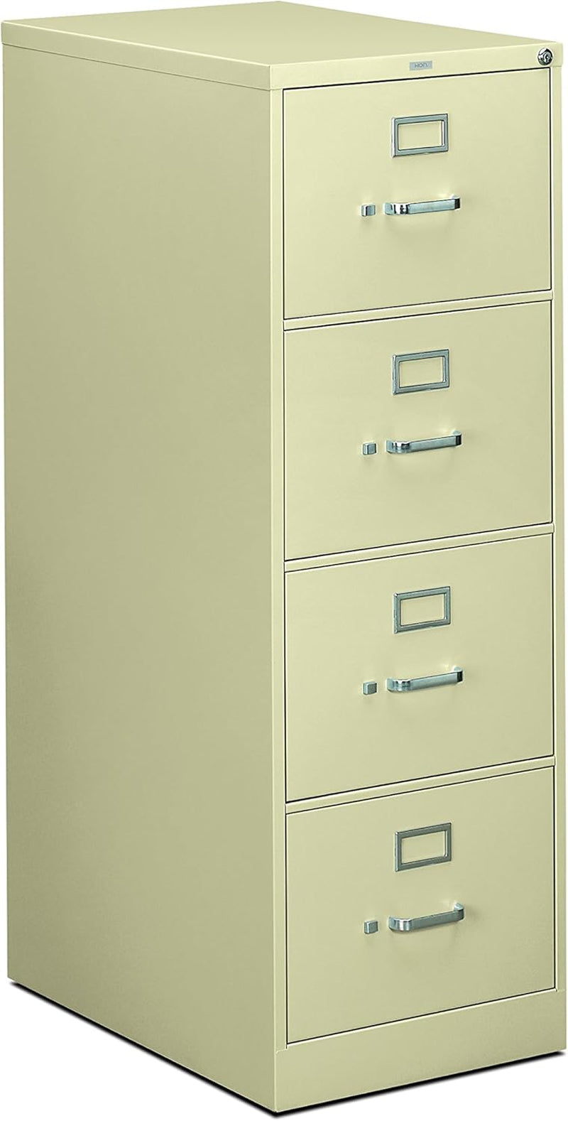 4-Drawer Filing Cabinet - 310 Series Full-Suspension Legal File Cabinet, 26-1/2-Inch, Putty (314CPL)