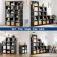 Bookcase, 18-Cube Extra Large Book Shelf, DIY Cube Storage Organizer for Bedroom, Living Room, Home Office - Black