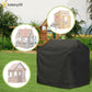 Large Outdoor Playhouse Covers Waterproof, 80" L X 55" W X 63" H Sun Protection Dust, 420D Heavy Duty Oxford Fabric,Large Playhouse Cover,Black