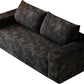 63" Cloud Loveseat Boneless Sofa Couch in a Box, No Assembly Required 2 Seater Foam Compression Couches, Modern Living Room Floor Sofa Couch Corduroy Small Love Seat