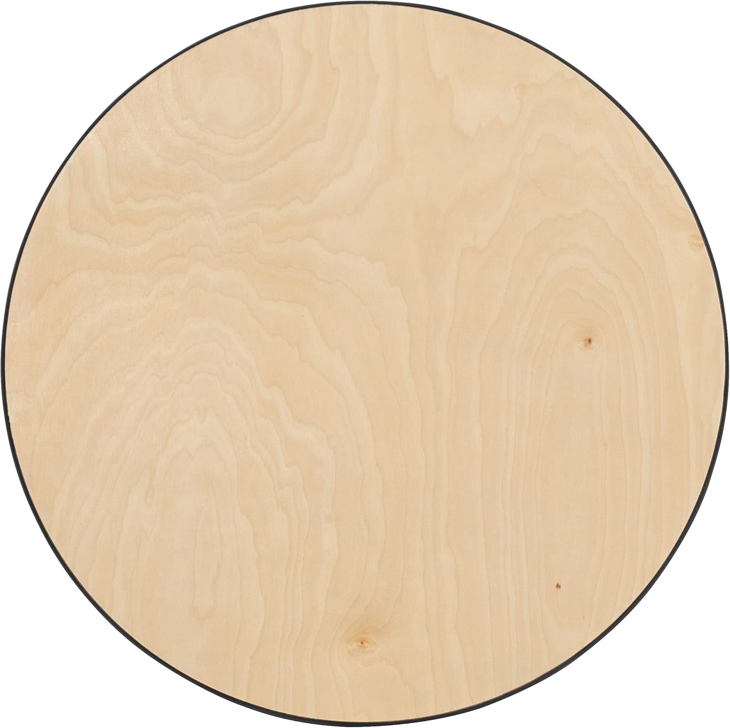 Lars 30" round Cocktail Table with 30" and 42" Columns, Adjustable Standard or Bar Height round Table for Events or Home Use, Natural