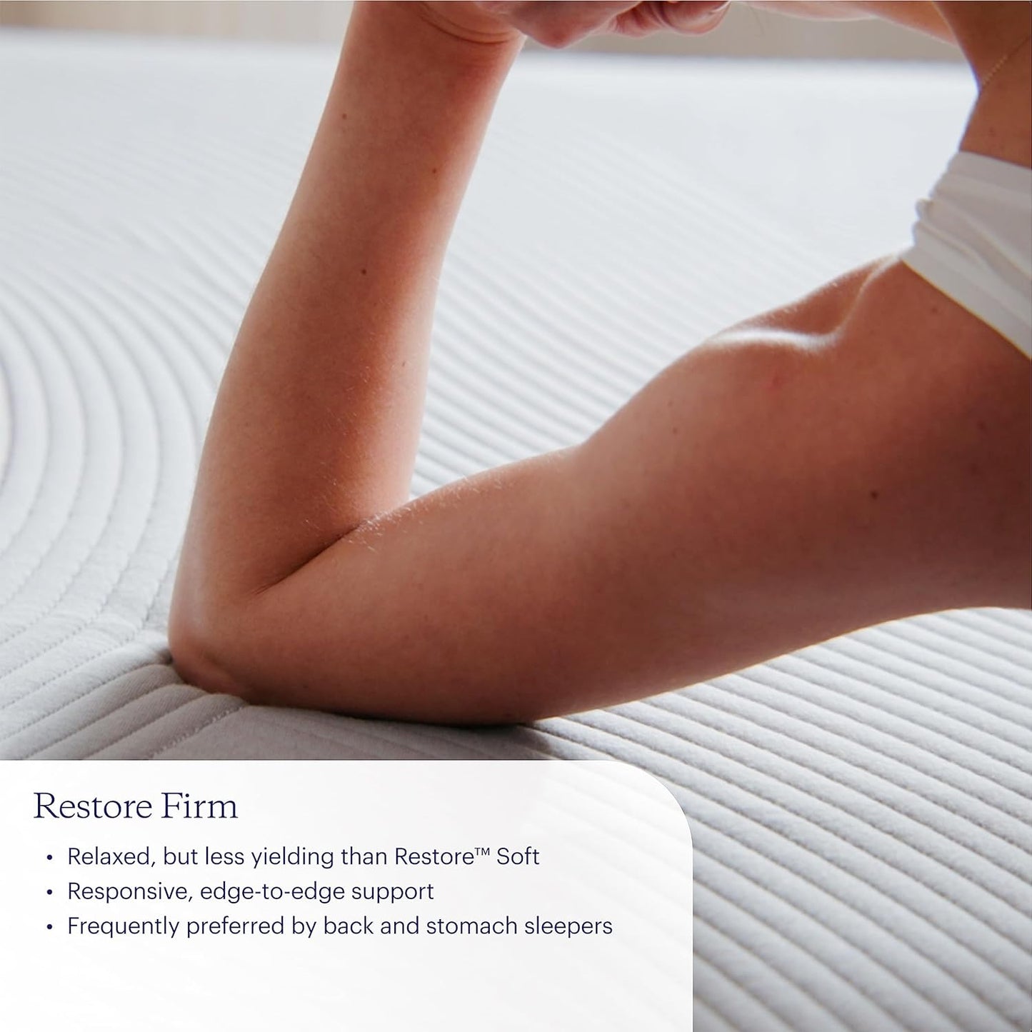 Restore Mattress (Firm) – Split King, Gelflex Grid, Better than Memory Foam, Temperature Neutral, Responsiveness, Breathability, Made in USA