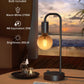 Industrial Table Lamp for Bedroom, Fully Dimmable Modern Bedside Lamps with 2700K Warm Light Bulb for Kids Reading, Minimalist Nightstand Lamps for Living Room, Office (Bulb Included)