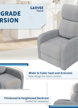 Ergonomic Recliner Chair for Adults with Adjustable Features, Side Pocket, High Back, Wide Arms, and Padded Seat – Ideal for Home Theater and Living Room Seating