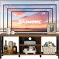 TV Stand for TV up to 55 Inches, TV Cabinet with Open Storage, TV Console Unit with Shelving for Living Room, Entertainment Room, Rustic Brown