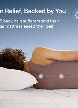 Classic 12-Inch Queen Mattress - Medium Firm Memory Foam with Cooling Layer for Back Pain Relief - Convenient Mattress in a Box - 365-Night Trial and Lifetime Warranty