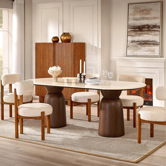 Sigrid 84" Oval Dining Table