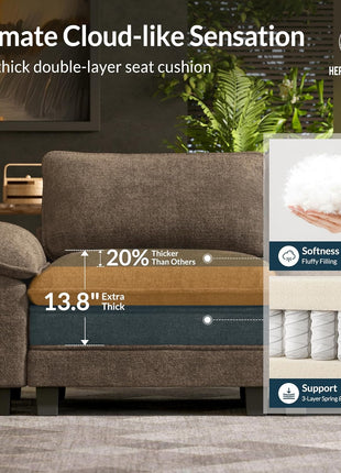 3-Piece Modular Sectional Sofa Set for Elegant Living Spaces