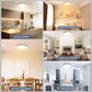 12 Inch Flush Mount LED Ceiling Light Fixture, Dimmable 3000K-6500K Adjustable Lights, Ultra Thin White round Lamp, 24W Ceiling Lights for Hallway, Kitchen, Bedroom, 6 Pack