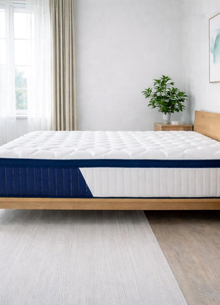 12-Inch Full-Size Hybrid Mattress with Gel Memory Foam and Individual Pocket Coils, Fiberglass-Free, Plush Support for Back Pain Relief, CertiPUR-US Certified, Conveniently Delivered in a Box