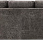 89" 3 Seater Couches for Living Room Sofas Comfy Sectional Couch with 24" Deep Seat Loveseat Sofa for Small Apartment, Grey