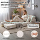 Folding Sofa Bed with Pillow, Memory Foam Fold Out Chair Bed, Single Size Convertible Chair Floor Couch & Sleeping Mattress, Foldable Sleeper Sofa Bed for Guest Room, Living Room, Beige