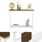Farmhouse Console Table, Rustic Vintage Narrow Sofa Table for Entryway, Living Room, Hallway, 40 White