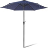 Patio Umbrella, Crank Lift and Push Button Tilt, 9 Foot, Navy