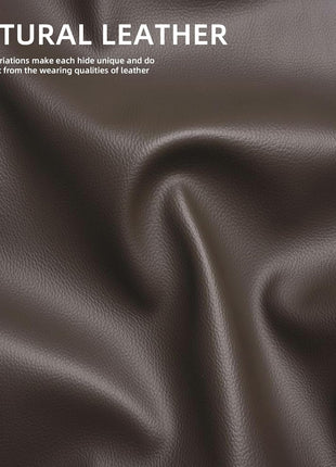 Signature Design by Ashley Leesworth Power Reclining Sofa with USB, Leather and Faux Leather, Zero Wall Design, 88-Inch Width Living Room Seating