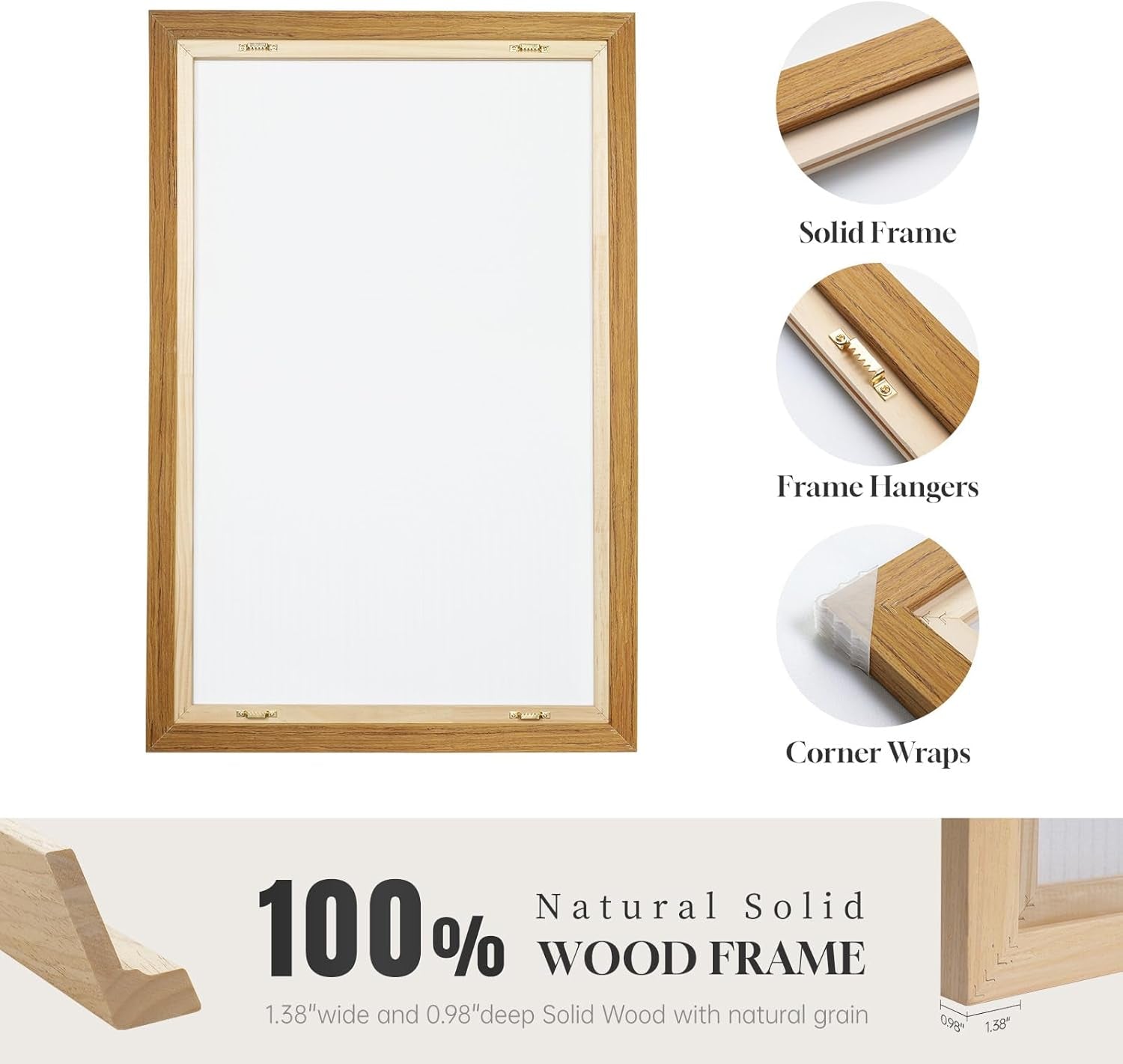 Framed Boho Abstract Sun Wall Art for Living Room, Orange Sunset Vertical Mid Century Modern Canvas Artwork for Walls, Bohemian Stripes Painting Print Wall Decor for Bedroom Home Office, 24X36 Inch