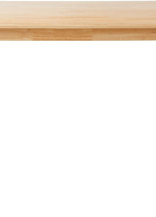 FSC Certified Solid Wood Rectangular Dining Table, Easy Assembly, Dimensions: 29.5"D x 47.2"W x 29.5"H, Natural Finish
