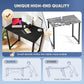32 Inch Office Small Computer Desk Modern Simple Style Writing Study Work Table for Home Bedroom - Wood Black