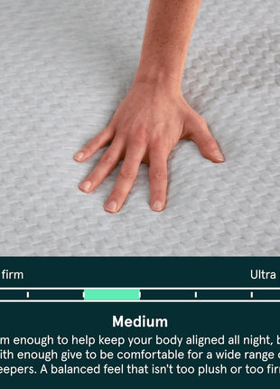 Tuft & Needle Kin 12-Inch King Adaptive Foam Mattress with Cooling Gel for Pressure Relief and Enhanced Durability - 100-Night Trial, Fiberglass-Free, CertiPUR-US Certified, 10-Year Limited Warranty