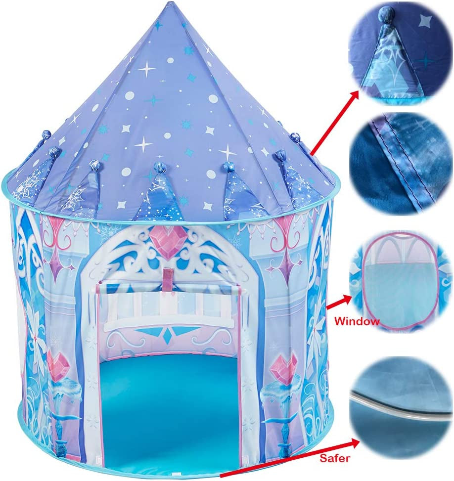 Kids Play Tent Toy Children Pop up Tent Kids Playhouse Indoor Outdoor Game Party Birthday Gifts Toddler for Boys Girls. Tunnel Foldable Tent for Baby Children