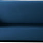 Ainsley 66.5" onvertible Sleeper Loveseat, Full Size, Dreamoil omfort, Soft Velvet Fabri, Navy