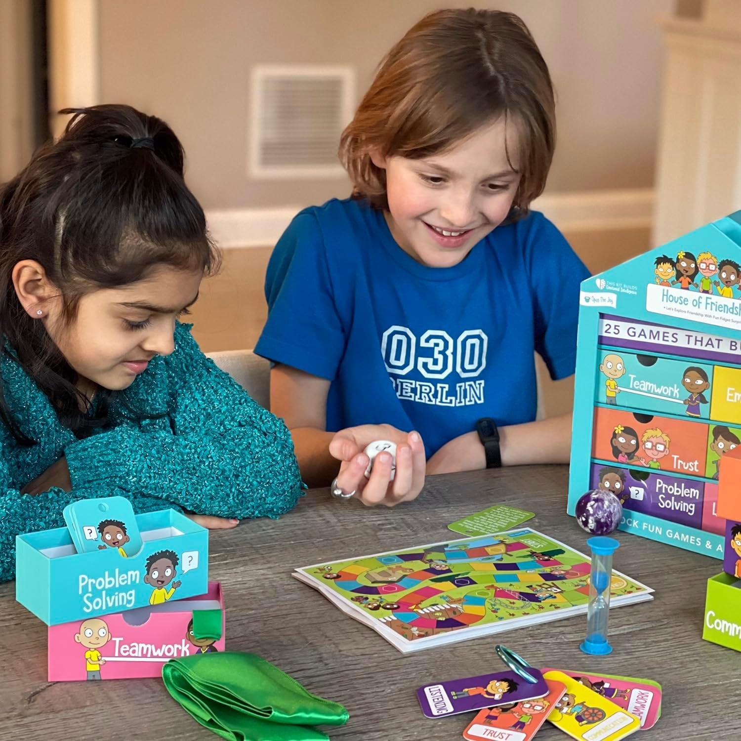 House of Friendship - DIY Friendship Playhouse Kit for Kids Ages 4-12, Social Skills Learning Activities, Creative Crafts for Teamwork, Communication, and Emotional Intelligence