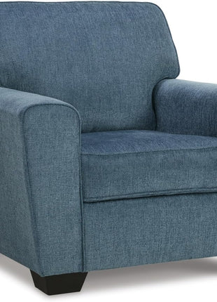 Cashton Contemporary Upholstered Chair in Blue by Signature Design by Ashley