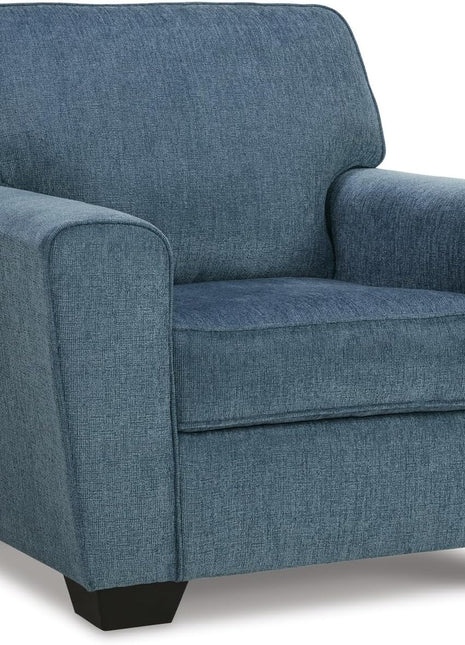Cashton Contemporary Upholstered Chair in Blue by Signature Design by Ashley