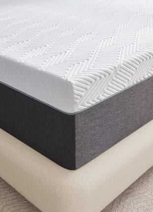 10-Inch Queen Gel Memory Foam Mattress - Medium Firm Support for Back Pain Relief, Motion Isolation, and Safe, Fiberglass-Free Materials, 80" L x 60" W