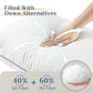 Pillows Queen Size Set of 4, Washable Supportive Bed Pillows with Super Soft down Alternative Fill, Luxury Fluffy Hotel Quality for Side, Back, and Stomach Sleepers