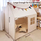 Kids Tent Indoor Playhouse, Kids Play Tent Large Kid Playhouse Toys Toddler Tent Play House with Pennant Banners, Kid Toys for Boy Girl Birthday House Gift