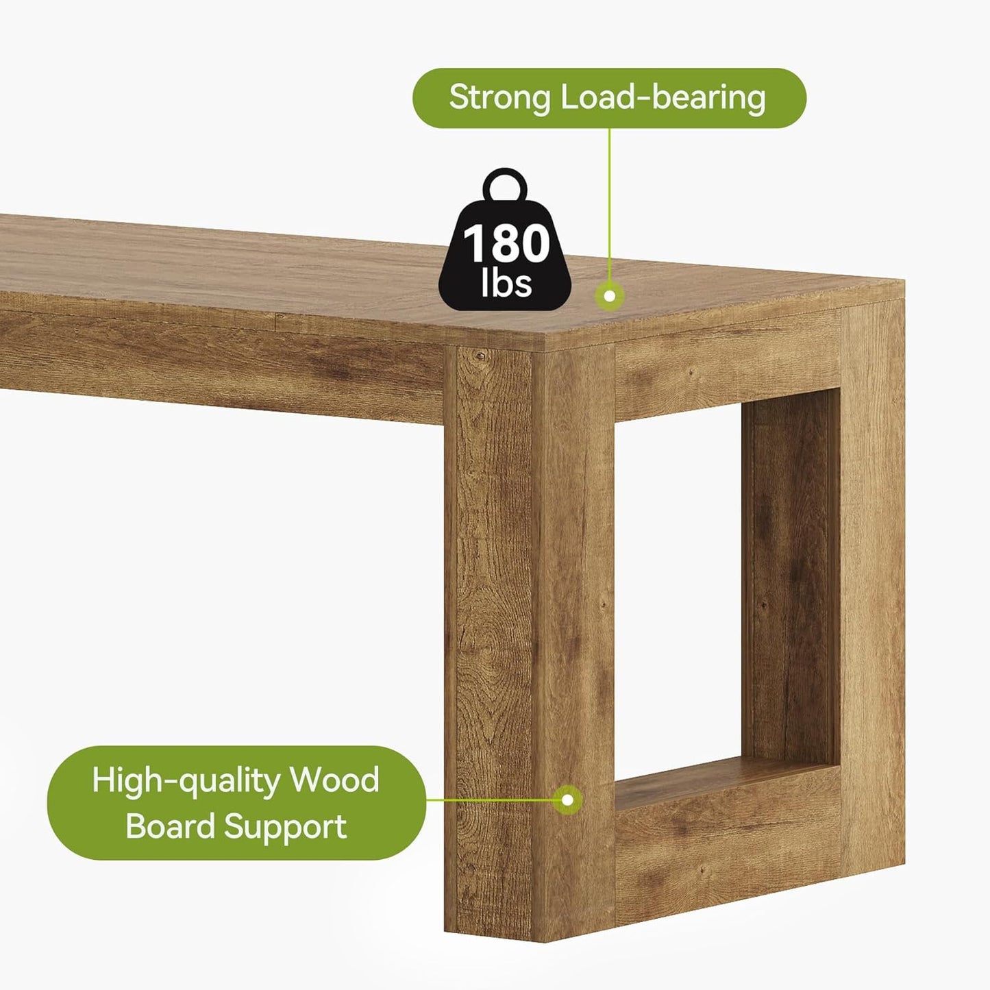 63" L Shaped Executive Desk with Storage, Farmhouse Home Office Desk with 2-Tier Cabinets and Shelves, Large Wooden Computer Table Business Furniture Workstation Set, Brown