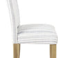 Classic Parsons Dining Chair -Blue Farmhouse Stripe (Set of 2)