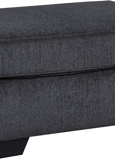 Ashley Furniture Altari Contemporary Dark Gray Rectangular Accent Ottoman