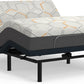 E4 Queen Adjustable Bed Base Frame with 12" Medium Firm Copper and Gel Infused Memory Foam Mattress