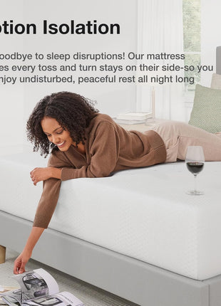 10-Inch Queen Memory Foam Mattress - Gel-Infused for Optimal Comfort and Cooling Sleep, CertiPUR-US Certified
