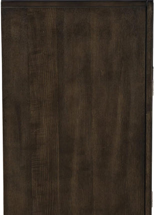 Hyndell 60.13" Contemporary Dark Brown Buffet Cabinet and Server