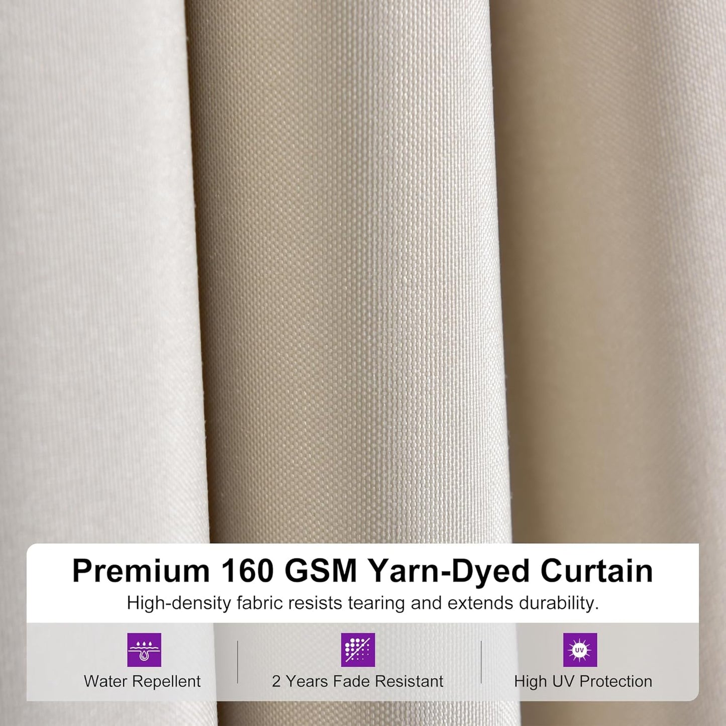 10' X 10' Hardtop Gazebo, Champagne Outdoor Aluminum Gazebo with Galvanized Steel Double Roof, Curtains and Netting for Patio Lawn and Garden