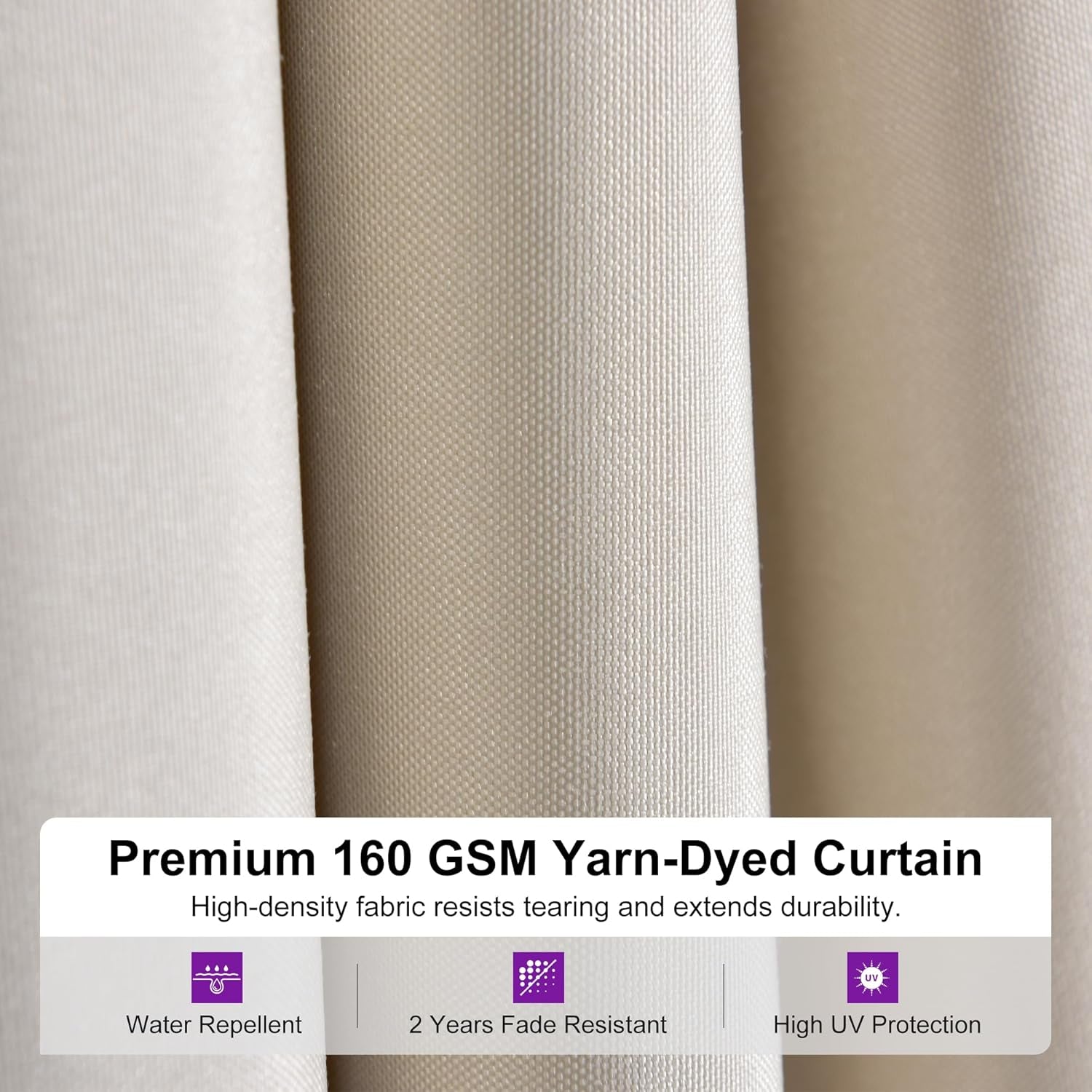 10' X 10' Hardtop Gazebo, Champagne Outdoor Aluminum Gazebo with Galvanized Steel Double Roof, Curtains and Netting for Patio Lawn and Garden