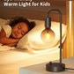 Industrial Table Lamp for Bedroom, Fully Dimmable Modern Bedside Lamps with 2700K Warm Light Bulb for Kids Reading, Minimalist Nightstand Lamps for Living Room, Office (Bulb Included)